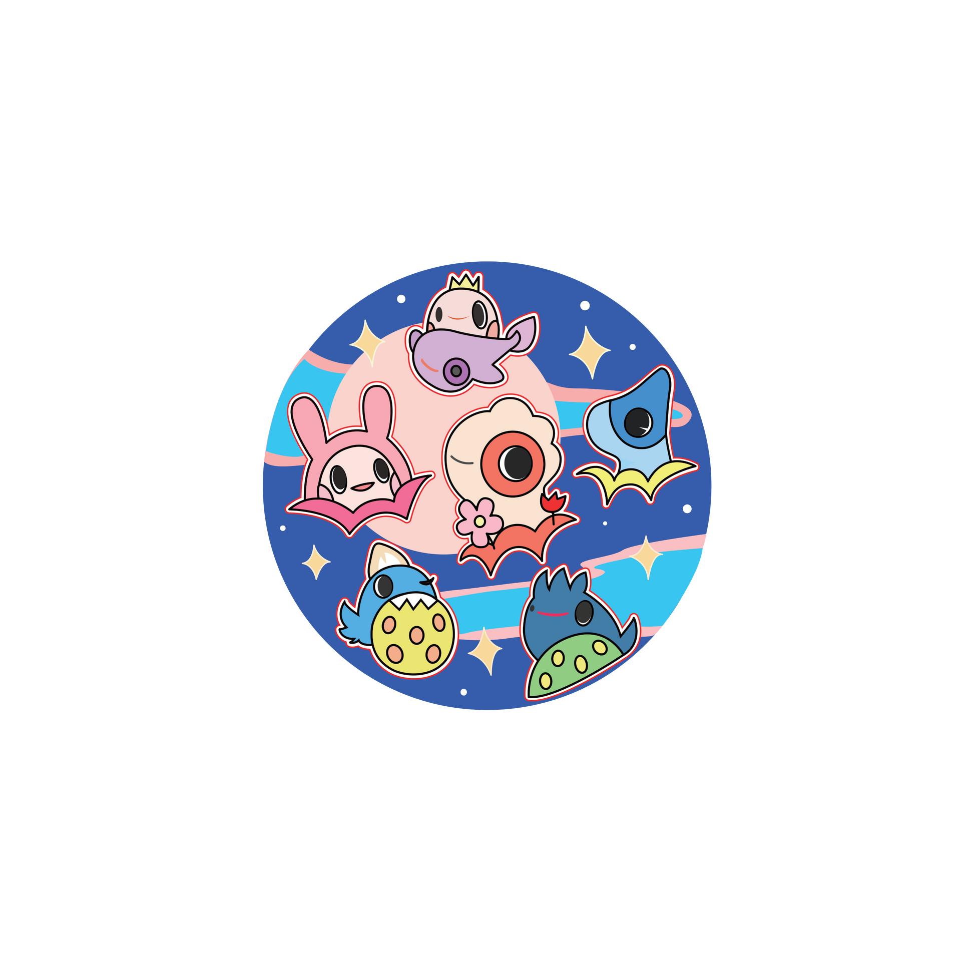 Sticker: Mel in Wonder Space